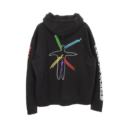 Chrome Hearts × Marina Abramovic プルオーバーパーカー コットン ブラック 裏起毛 クロムハーツ トップス Chrome Hearts