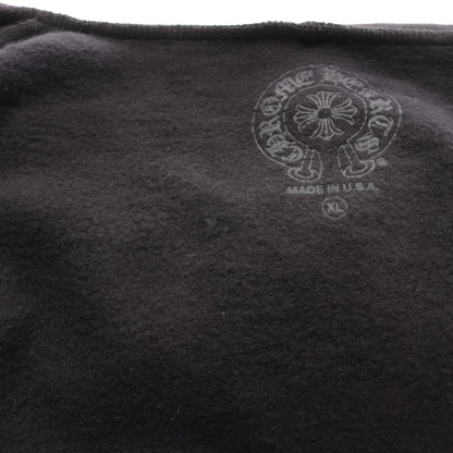 ジップアップパーカー アームロゴ コットン ブラック 裏起毛 クロムハーツ トップス Chrome Hearts