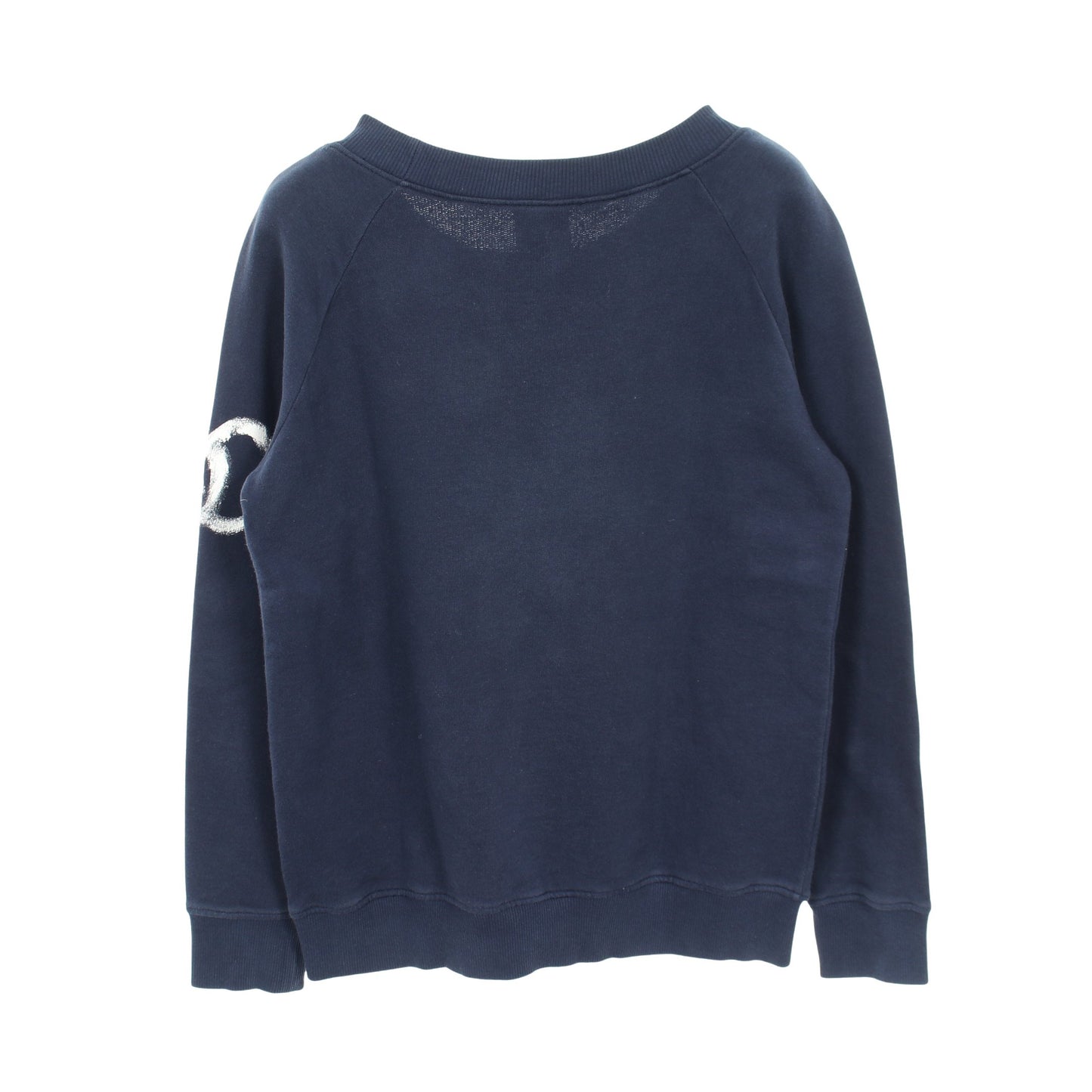 CHRISTMAS2013 スウェットシャツ クルーネック ロゴ コットン ネイビー シャネル トップス CHANEL
