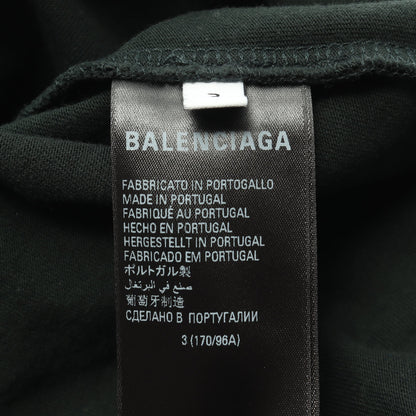 BALENCIAGA × adidas トレフォイル 半袖Tシャツ クルーネック 刺繍 コットン ダークグリーン バレンシアガ トップス BALENCIAGA