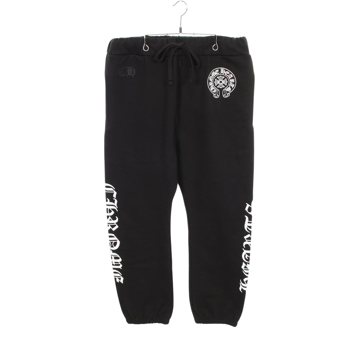 CHプラス サイドロゴ スウェットパンツ コットン ブラック クロムハーツ ボトムス Chrome Hearts