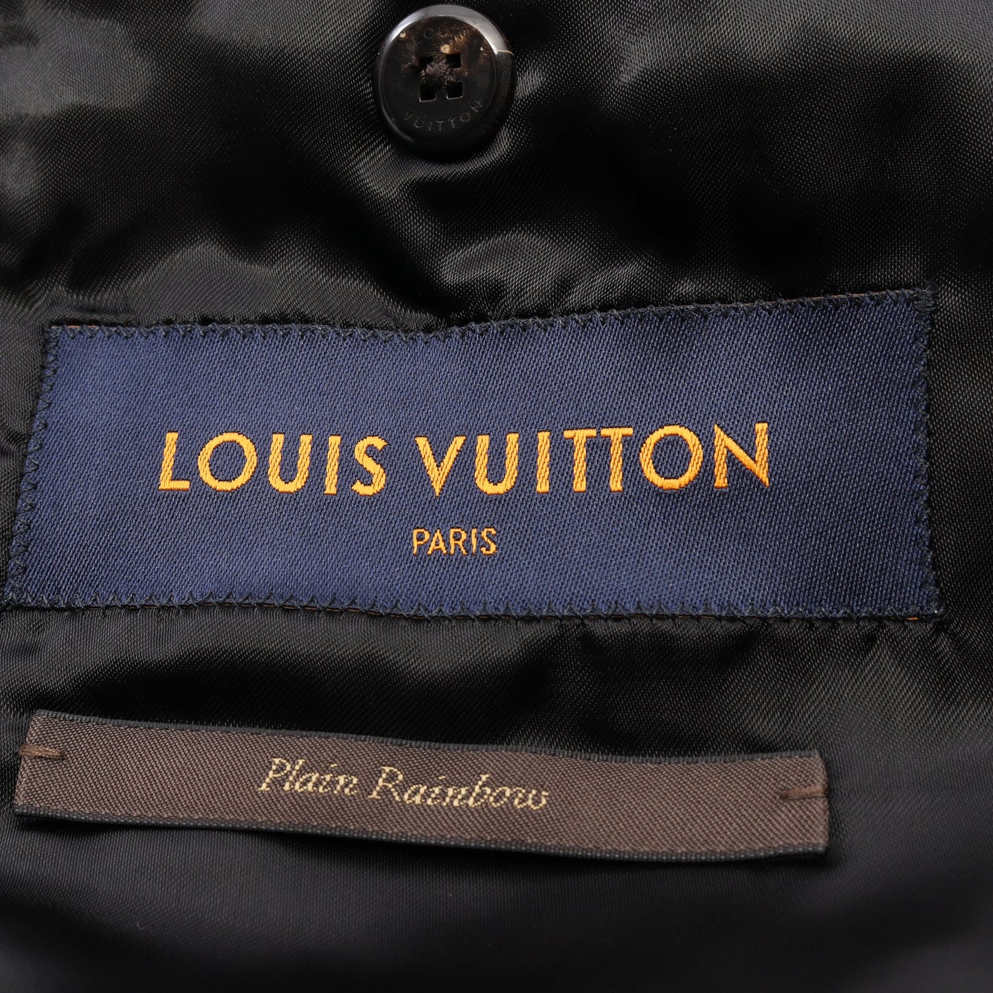 モノグラムエンボス テーラードジャケット コットン ブラック ルイヴィトン アウター LOUIS VUITTON