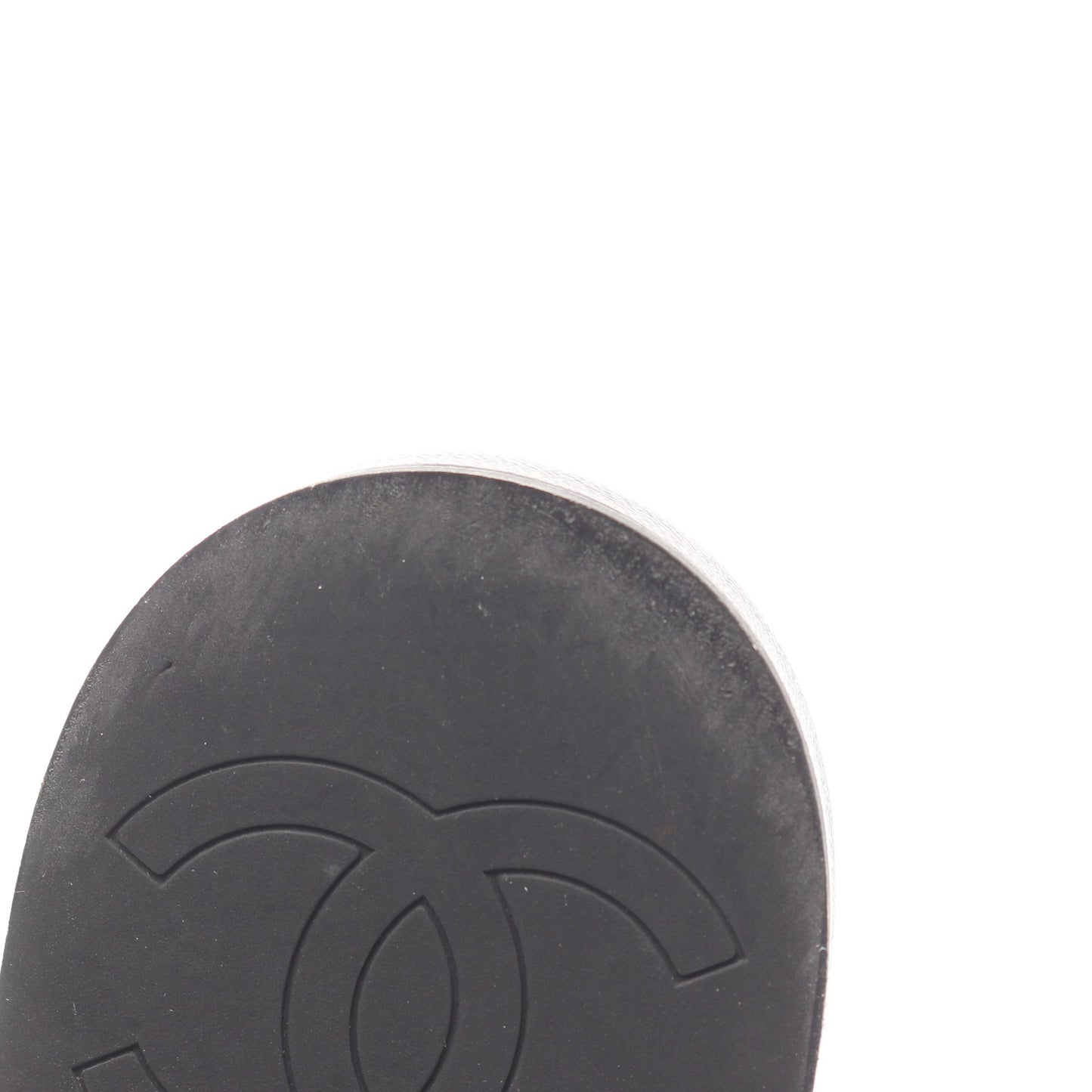 マトラッセ ウッドソール ミュール サンダル レザー ブラック シャネル シューズ CHANEL