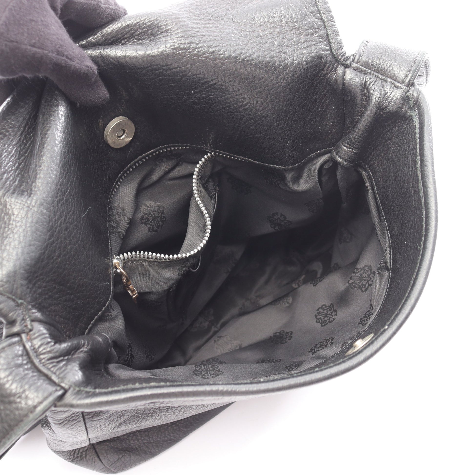フィリグリークロス ショルダーバッグ レザー ブラック クロムハーツ バッグ Chrome Hearts