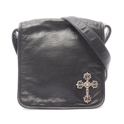 フィリグリークロス ショルダーバッグ レザー ブラック クロムハーツ バッグ Chrome Hearts