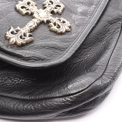 フィリグリークロス ショルダーバッグ レザー ブラック クロムハーツ バッグ Chrome Hearts