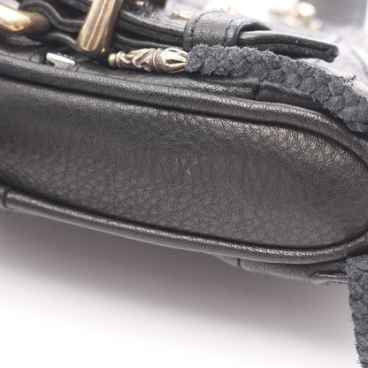 JJDean JJディーン ミニ ハンドバッグ レザー ブラック クロムハーツ バッグ Chrome Hearts