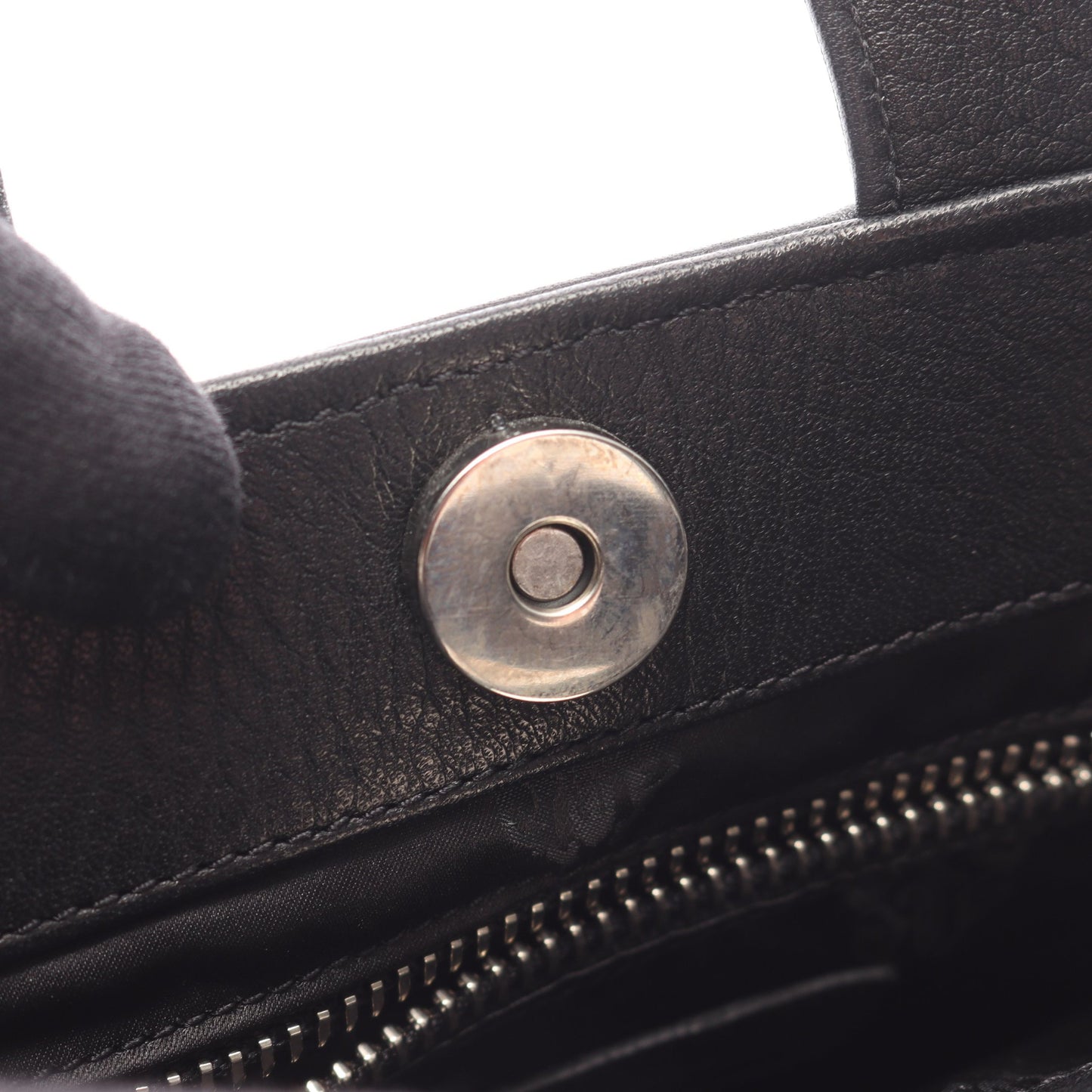 JJDean JJディーン ミニ ハンドバッグ レザー ブラック クロムハーツ バッグ Chrome Hearts