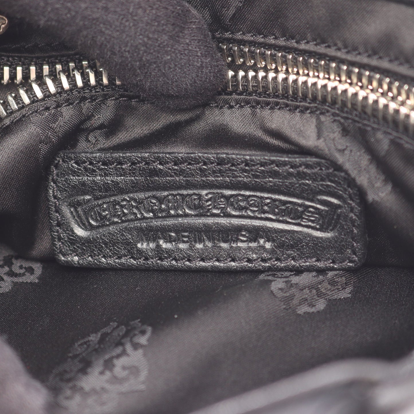 JJDean JJディーン ミニ ハンドバッグ レザー ブラック クロムハーツ バッグ Chrome Hearts