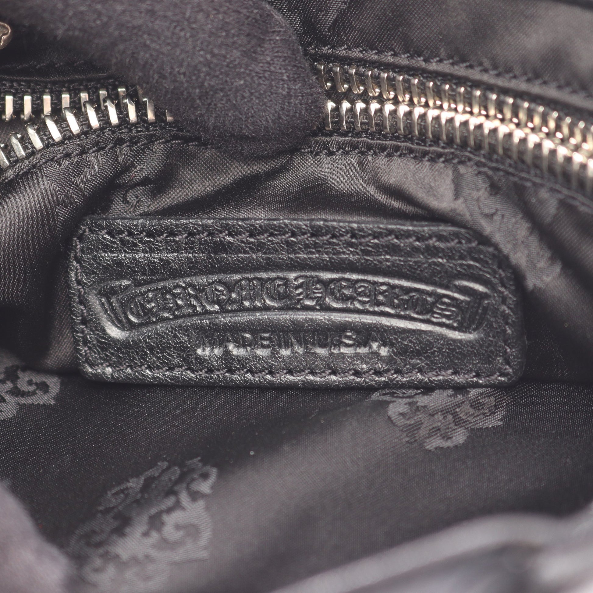 JJDean JJディーン ミニ ハンドバッグ レザー ブラック クロムハーツ バッグ Chrome Hearts
