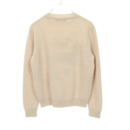 NITRA ニトラ ニット クルーネック 長袖 アルパカ ウール ベージュ ダークブラウン マックスマーラウィークエンド トップス Max Mara Weekend