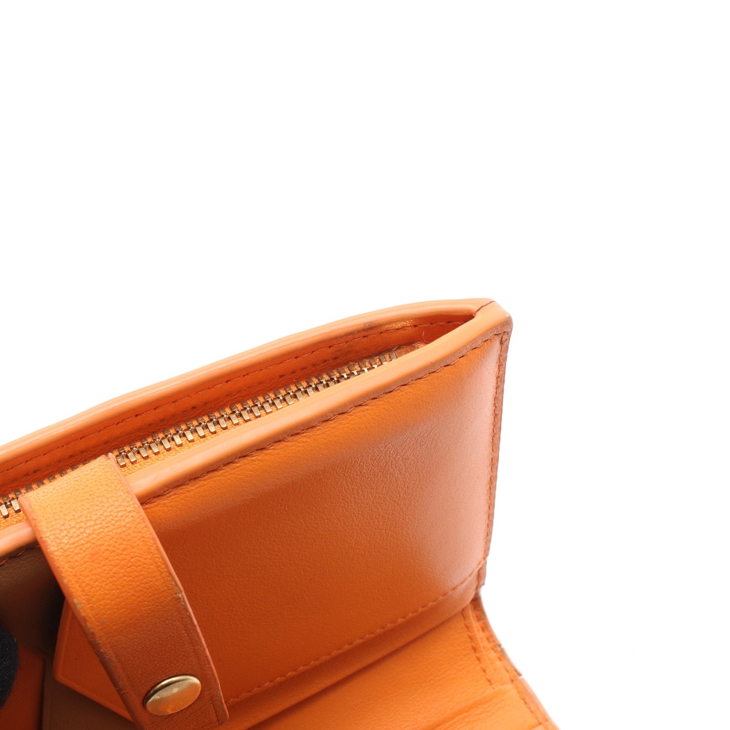二つ折り財布 レザー ライトブラウン オレンジ ボッテガヴェネタ 財布・小物 BOTTEGA VENETA