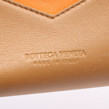 二つ折り財布 レザー ライトブラウン オレンジ ボッテガヴェネタ 財布・小物 BOTTEGA VENETA