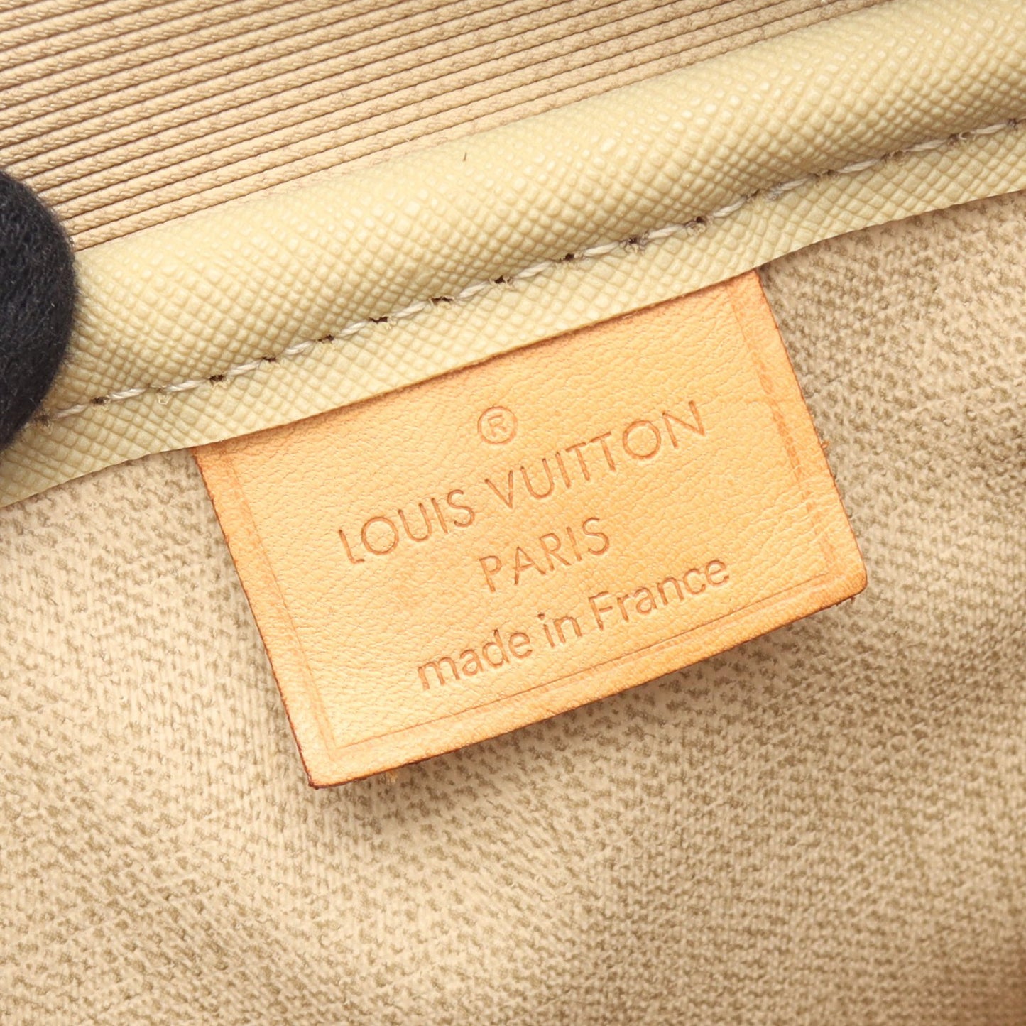 ドーヴィル ボーリングヴァニティ モノグラム ハンドバッグ PVC レザー ブラウン ルイヴィトン バッグ LOUIS VUITTON