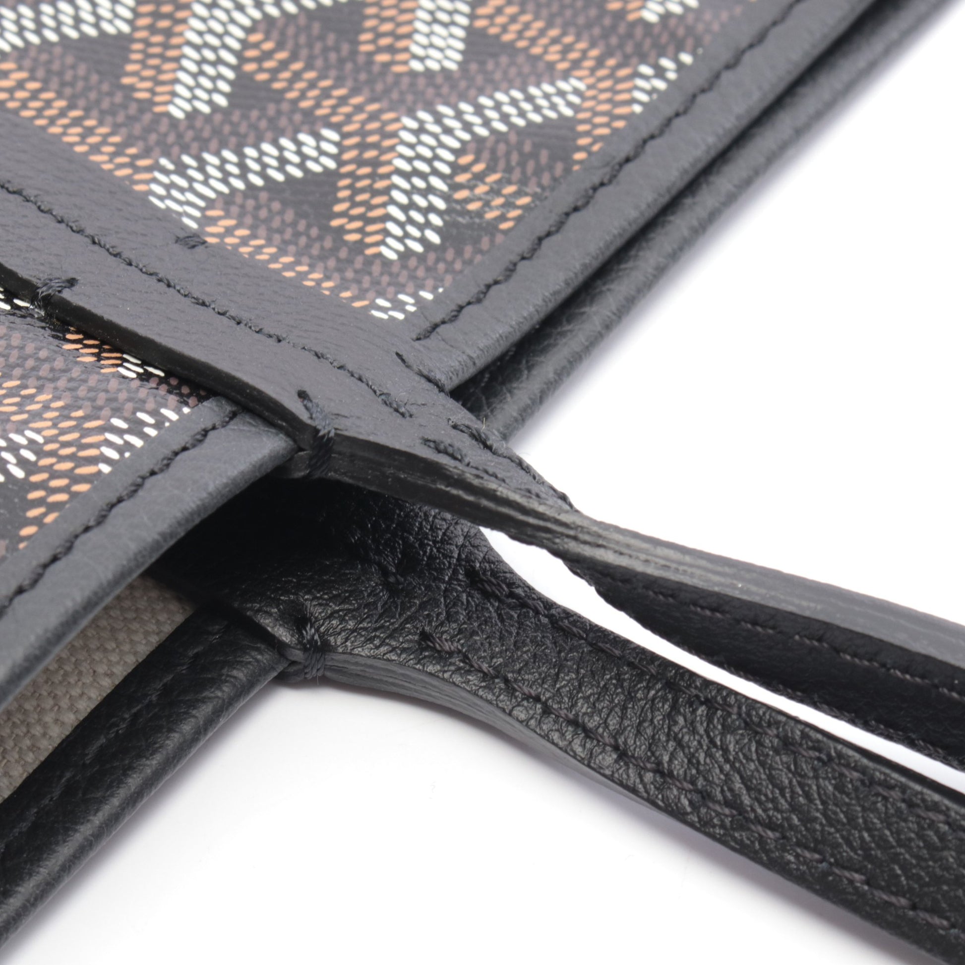 サンルイPM ハンドバッグ トートバッグ コーディングキャンバス レザー ブラック ブラウン マルチカラー ゴヤール バッグ GOYARD