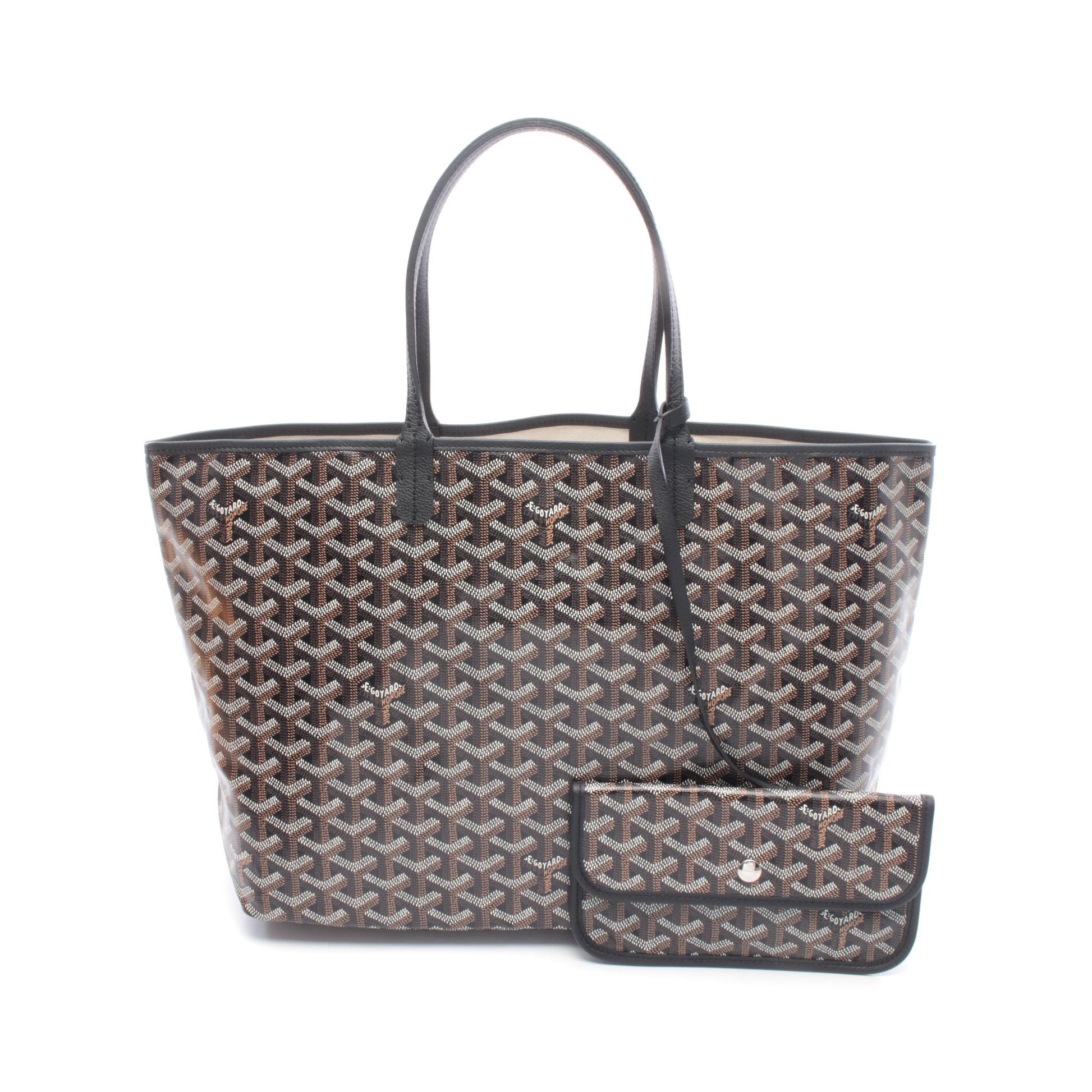 サンルイPM ハンドバッグ トートバッグ コーディングキャンバス レザー ブラック ブラウン マルチカラー ゴヤール バッグ GOYARD