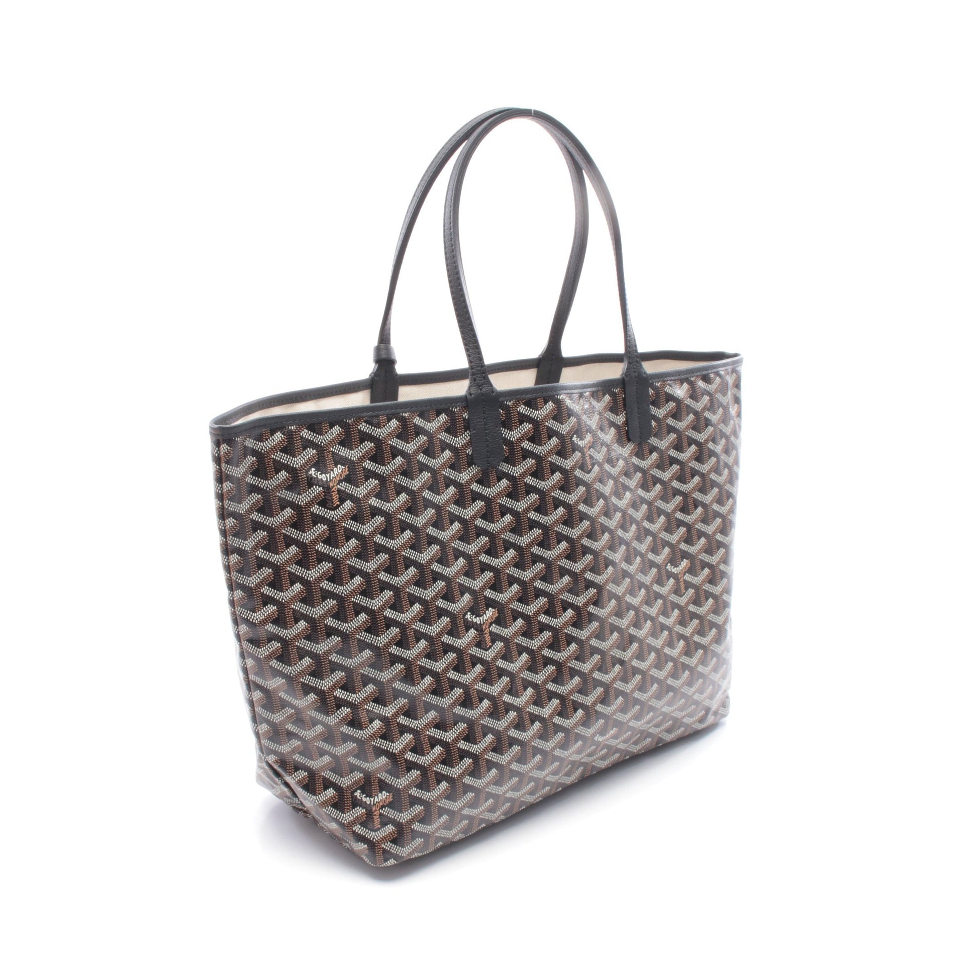 サンルイPM ハンドバッグ トートバッグ コーディングキャンバス レザー ブラック ブラウン マルチカラー ゴヤール バッグ GOYARD