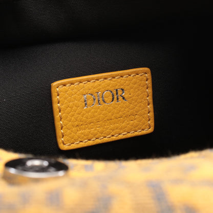 ランゴ 26 ハンドバッグ キャンバス レザー イエロー ネイビー クリスチャンディオール バッグ Christian Dior