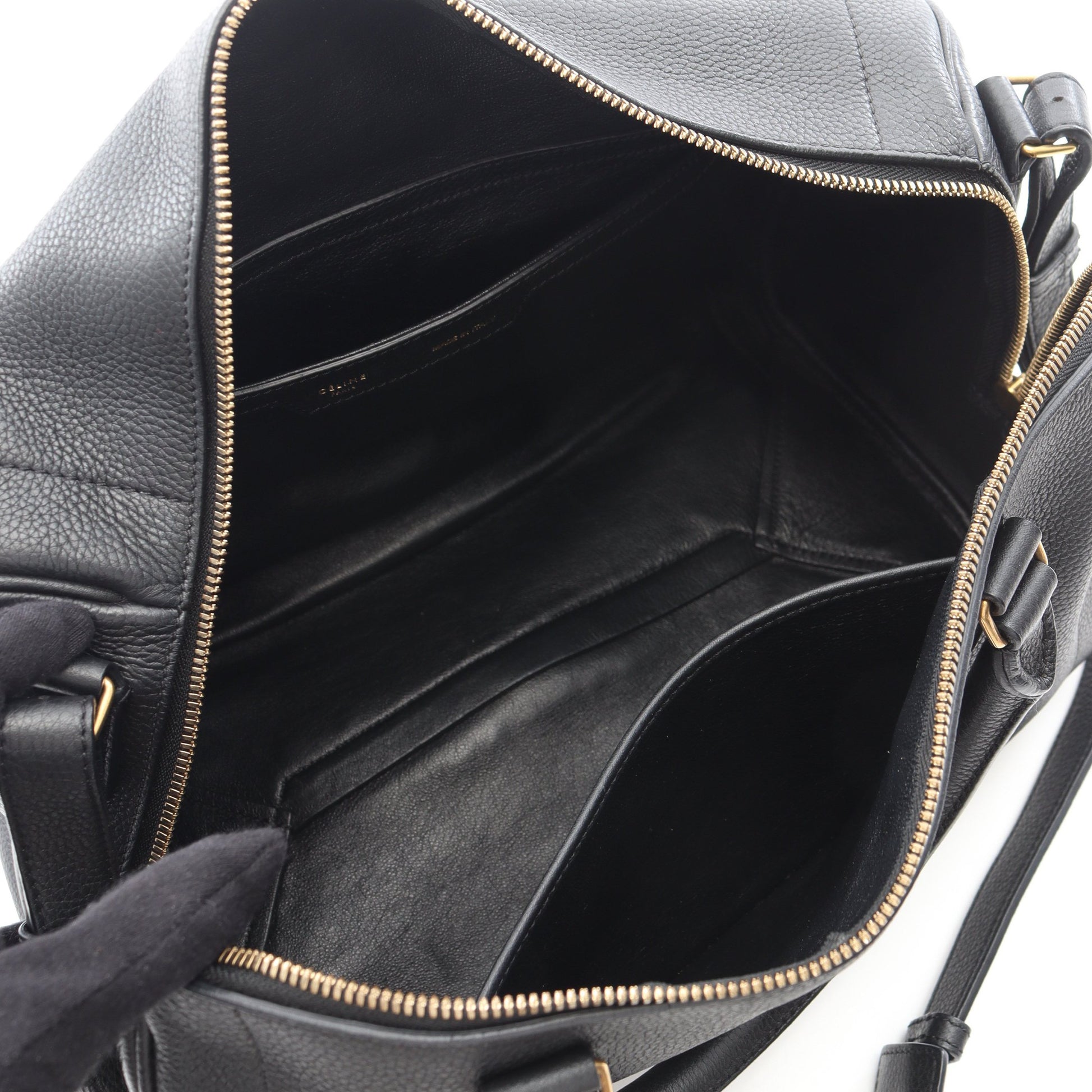 ハンドバッグ レザー ブラック 2WAY セリーヌ バッグ CELINE