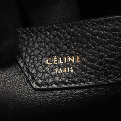 ハンドバッグ レザー ブラック 2WAY セリーヌ バッグ CELINE