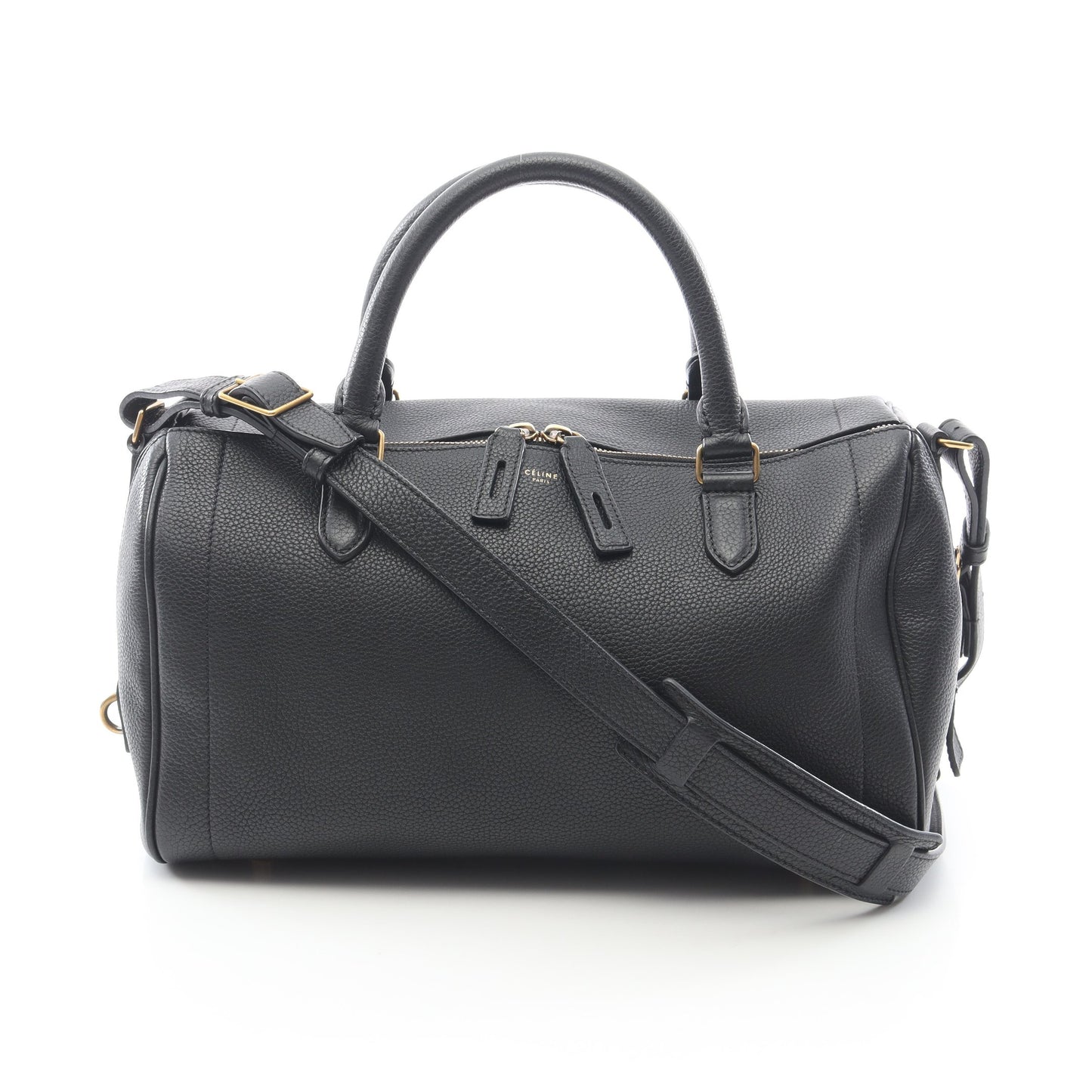 ハンドバッグ レザー ブラック 2WAY セリーヌ バッグ CELINE