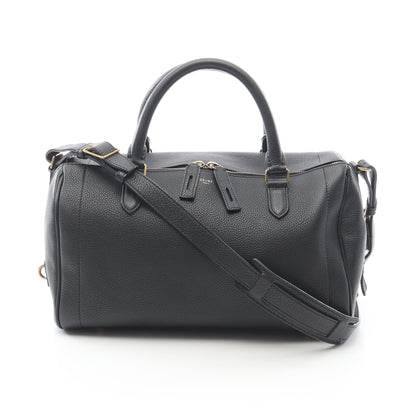 ハンドバッグ レザー ブラック 2WAY セリーヌ バッグ CELINE