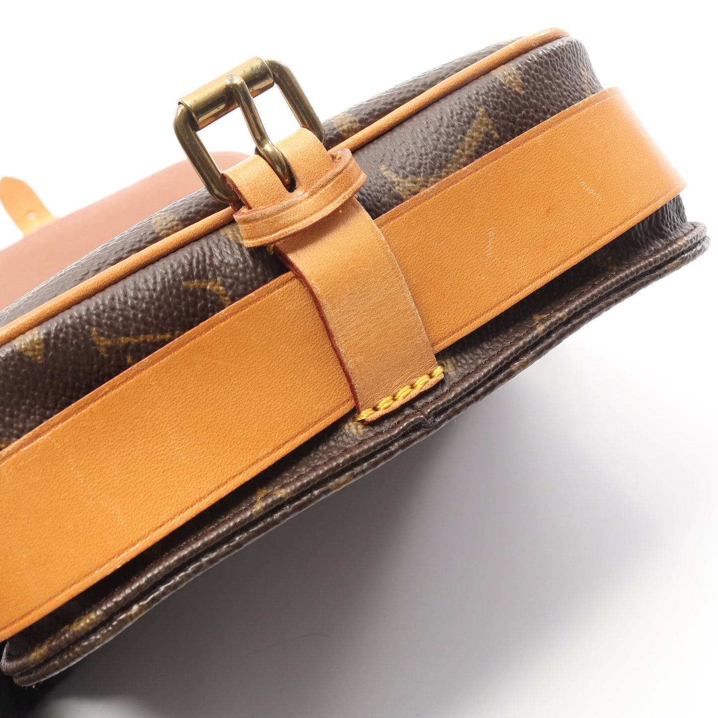 カルトシエールPM モノグラム ショルダーバッグ PVC レザー ブラウン ルイヴィトン バッグ LOUIS VUITTON