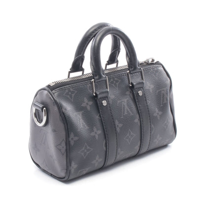 キーポル XS モノグラムエクリプス ハンドバッグ PVC レザー ブラック 2WAY ルイヴィトン バッグ LOUIS VUITTON