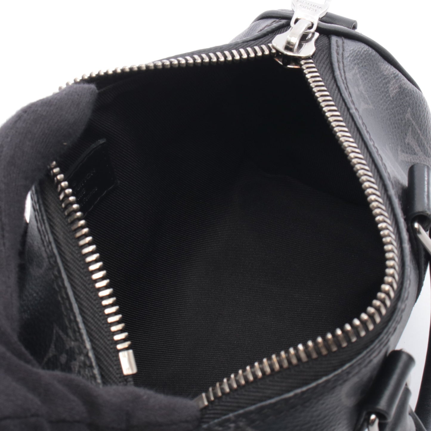 キーポル XS モノグラムエクリプス ハンドバッグ PVC レザー ブラック 2WAY ルイヴィトン バッグ LOUIS VUITTON