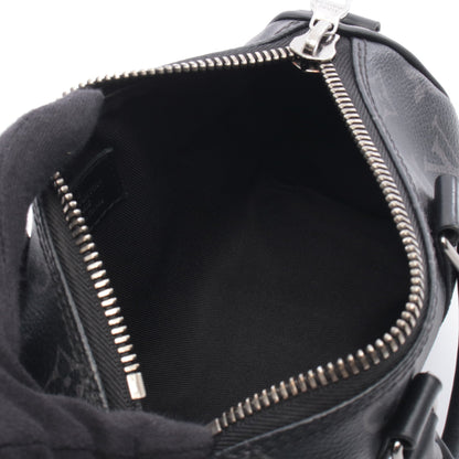 キーポル XS モノグラムエクリプス ハンドバッグ PVC レザー ブラック 2WAY ルイヴィトン バッグ LOUIS VUITTON