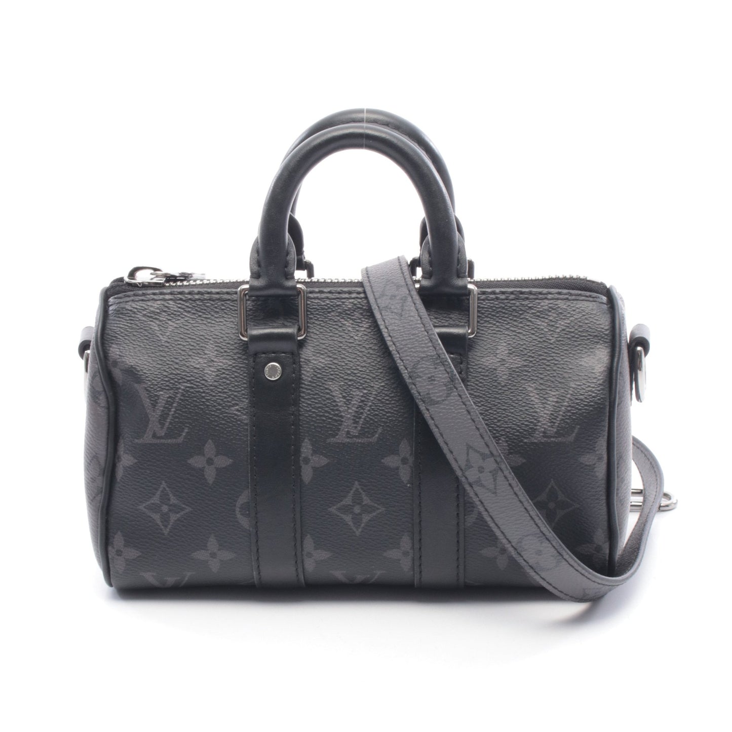 キーポル XS モノグラムエクリプス ハンドバッグ PVC レザー ブラック 2WAY ルイヴィトン バッグ LOUIS VUITTON