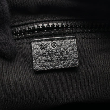 GG柄 ショルダーバッグ ナイロンキャンバス レザー ブラック グッチ バッグ GUCCI