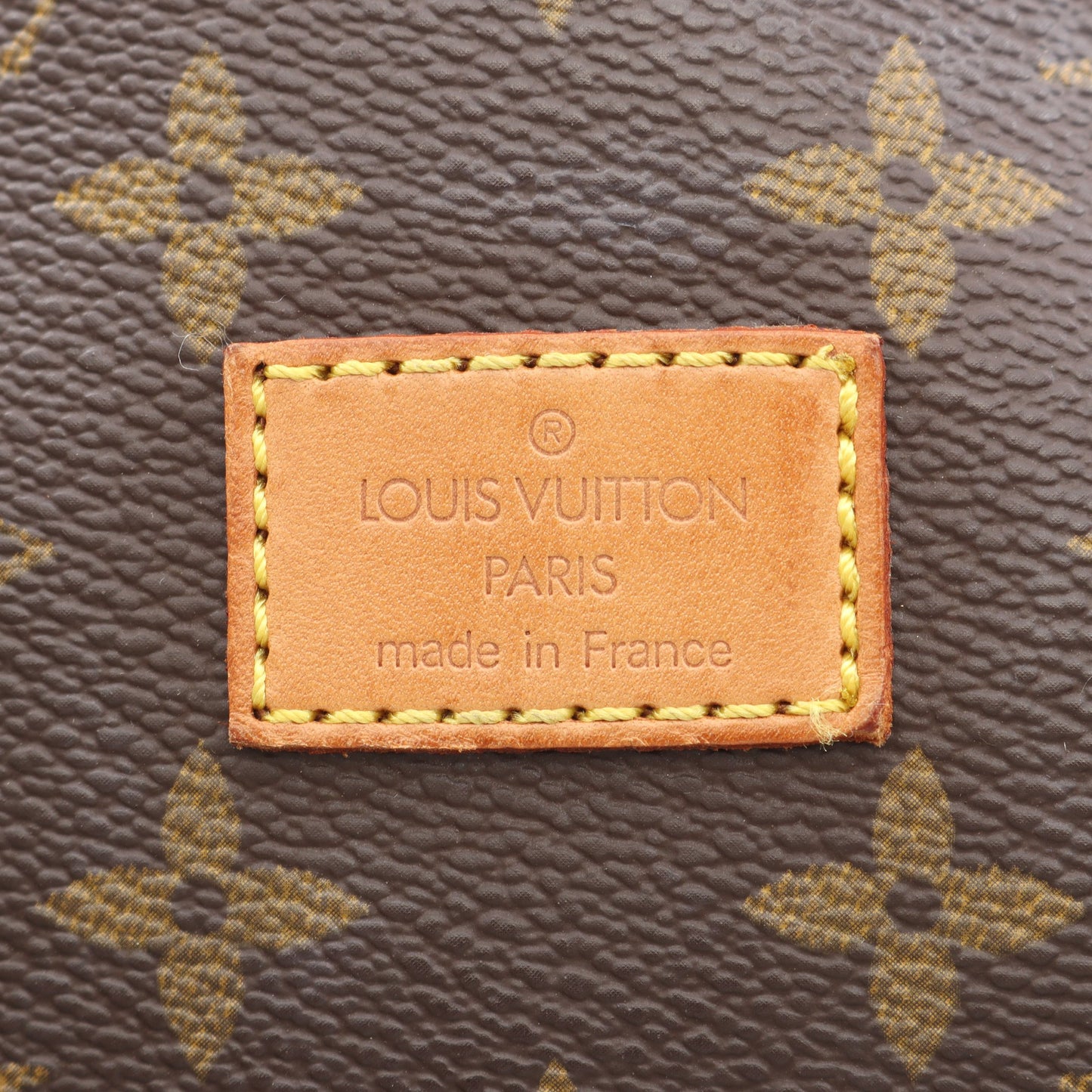 ソミュール30 モノグラム ショルダーバッグ PVC レザー ブラウン ルイヴィトン バッグ LOUIS VUITTON