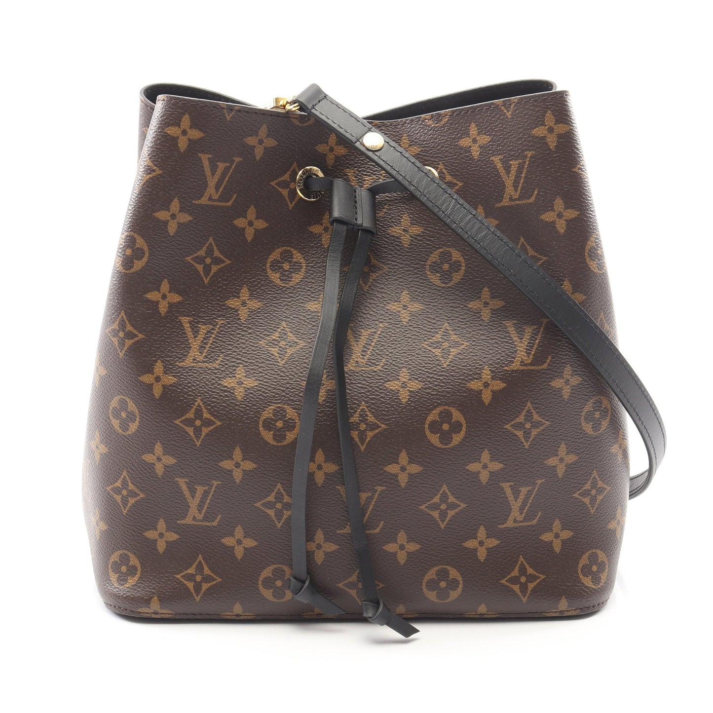 ネオノエ モノグラム ノワール ショルダーバッグ PVC レザー ブラウン ブラック ルイヴィトン バッグ LOUIS VUITTON