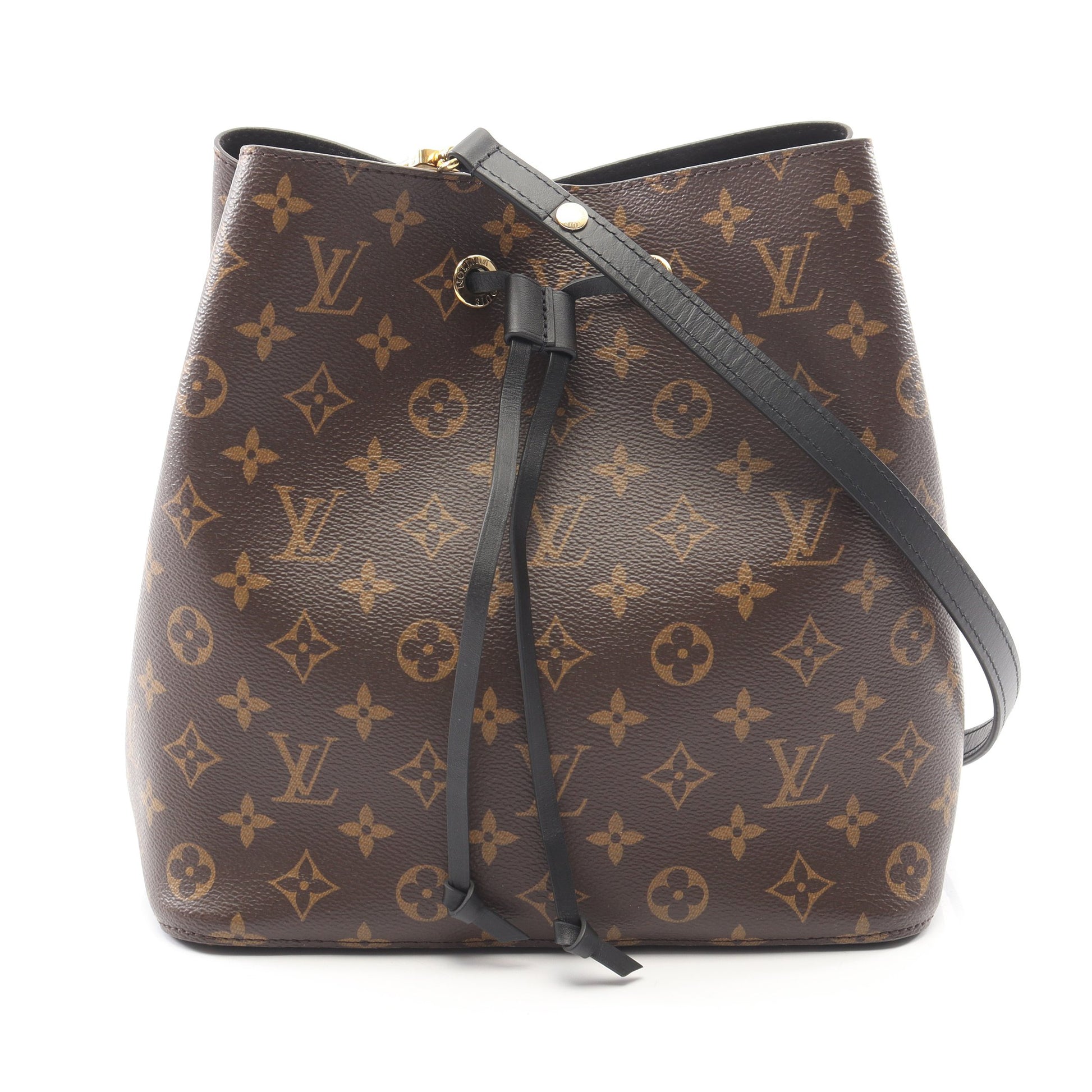 ネオノエ モノグラム ノワール ショルダーバッグ PVC レザー ブラウン ブラック ルイヴィトン バッグ LOUIS VUITTON
