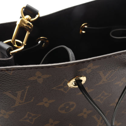 ネオノエ モノグラム ノワール ショルダーバッグ PVC レザー ブラウン ブラック ルイヴィトン バッグ LOUIS VUITTON