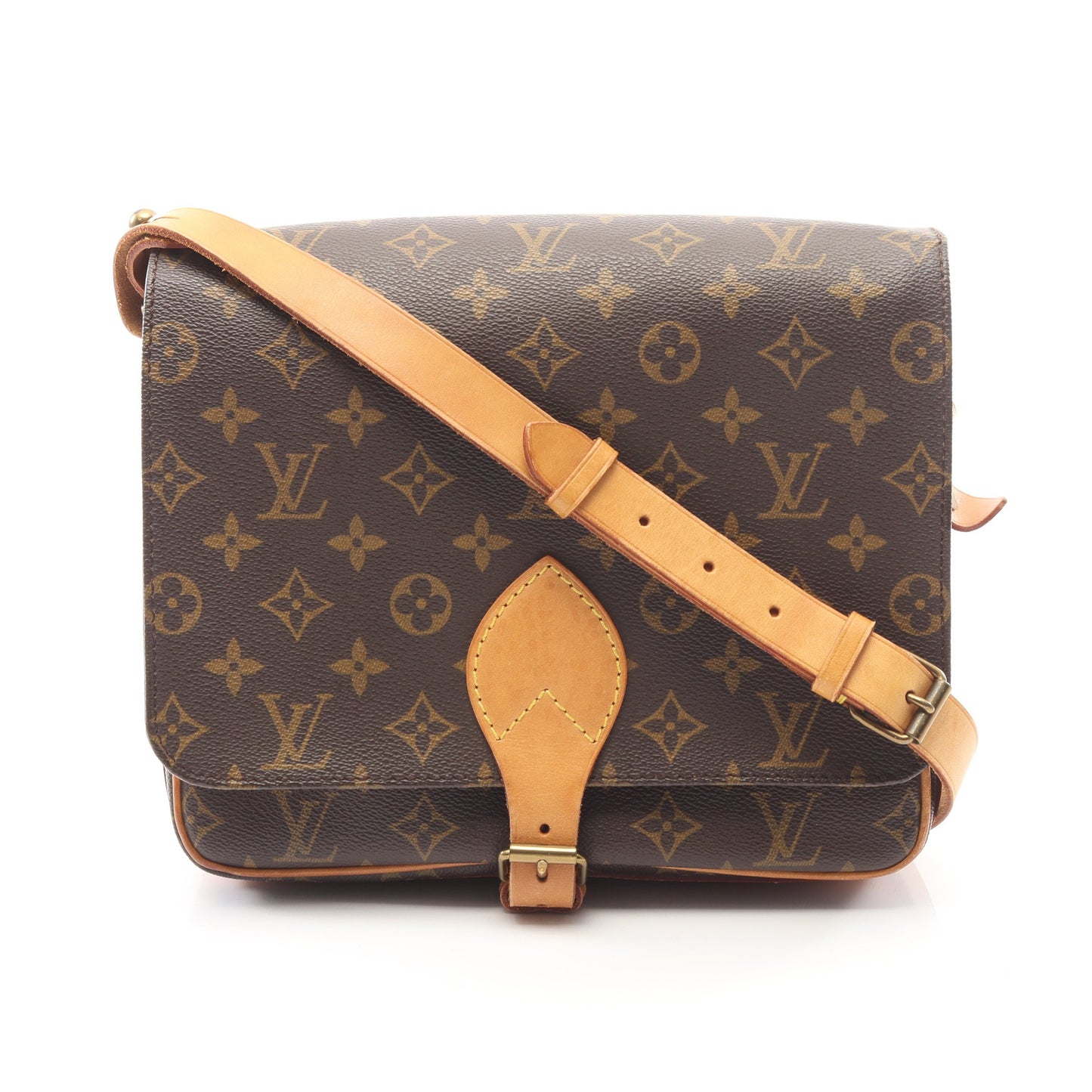 カルトシエールGM モノグラム ショルダーバッグ PVC レザー ブラウン ルイヴィトン バッグ LOUIS VUITTON