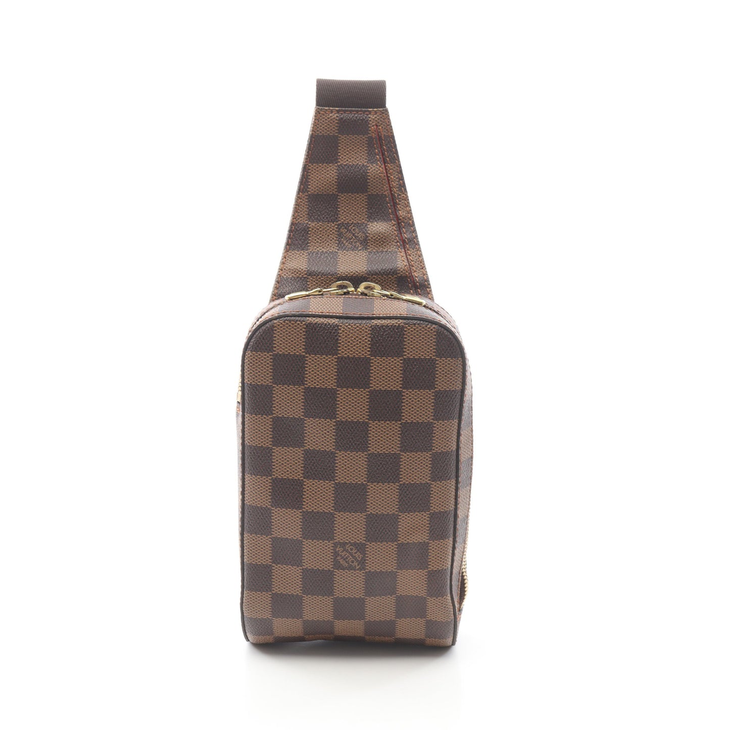 ジェロニモス ダミエエベヌ ボディバッグ PVC ブラウン ルイヴィトン バッグ LOUIS VUITTON
