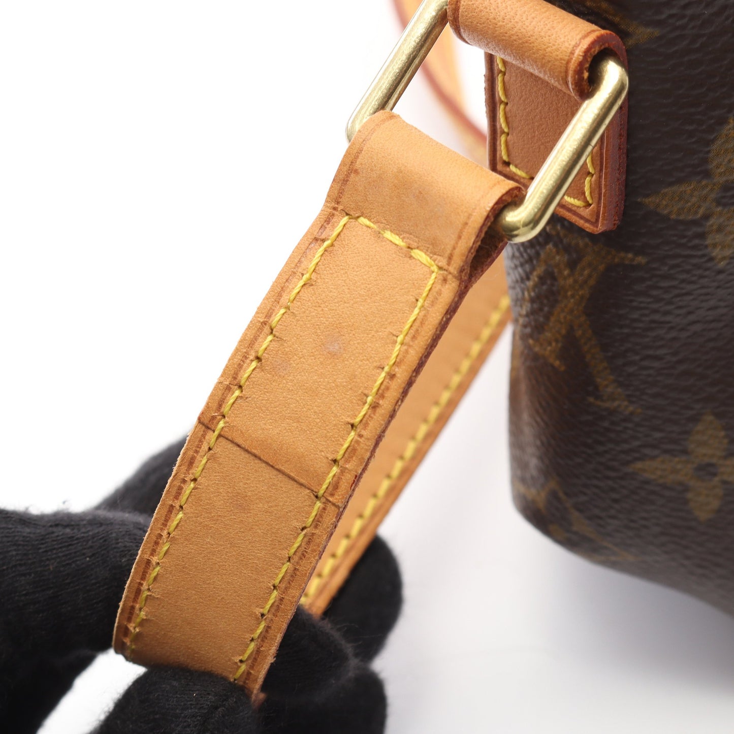 ヴィバシテPM モノグラム ショルダーバッグ PVC レザー ブラウン ルイヴィトン バッグ LOUIS VUITTON