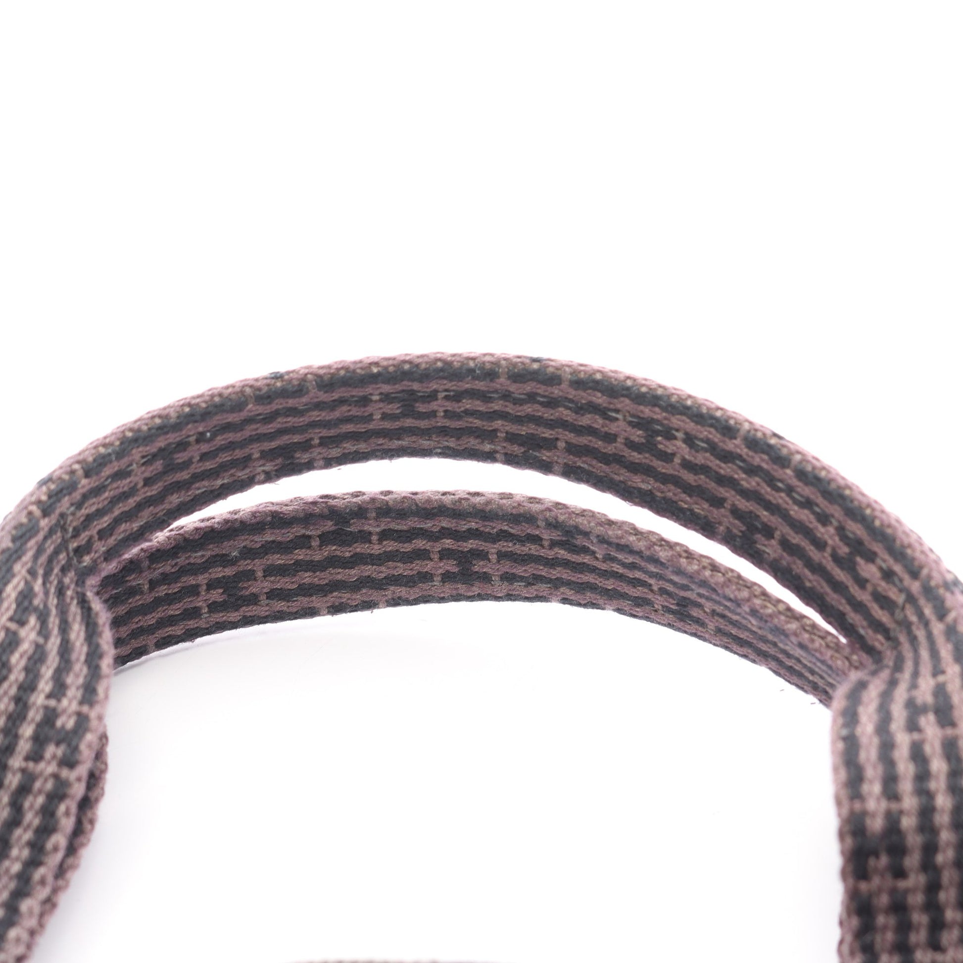 エールラインMM ハンドバッグ トートバッグ ナイロンキャンバス ダークグレー シルバー金具 エルメス バッグ HERMES