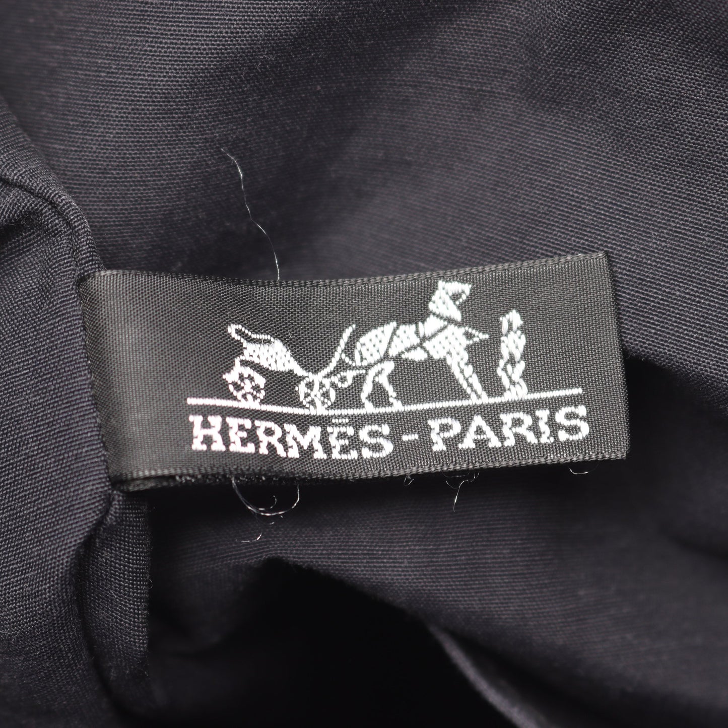 エールライン カバス ハンドバッグ トートバッグ ナイロンキャンバス ダークグレー シルバー金具 エルメス バッグ HERMES