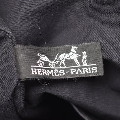 エールライン カバス ハンドバッグ トートバッグ ナイロンキャンバス ダークグレー シルバー金具 エルメス バッグ HERMES