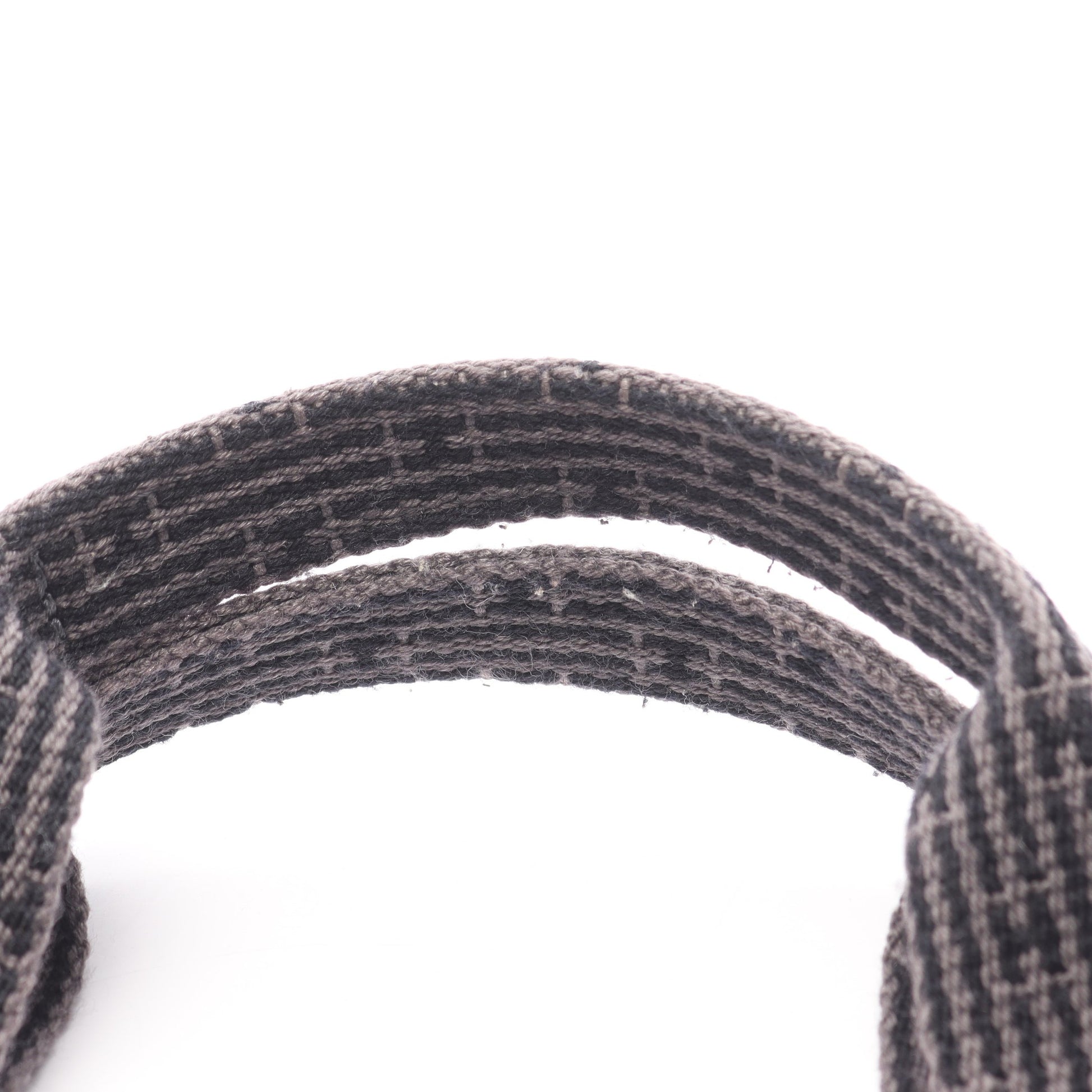 エールライン カバス ハンドバッグ トートバッグ ナイロンキャンバス ダークグレー シルバー金具 エルメス バッグ HERMES