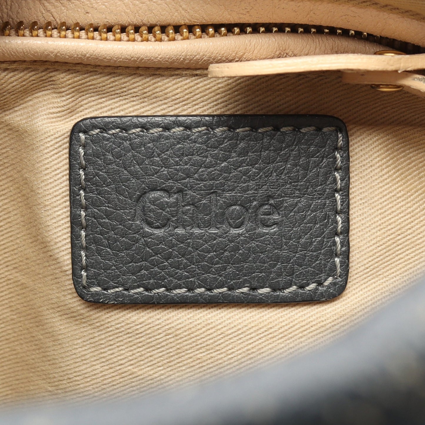 パラティ スモール ハンドバッグ レザー グレー 2WAY クロエ バッグ Chloe