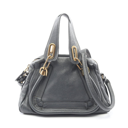 パラティ スモール ハンドバッグ レザー グレー 2WAY クロエ バッグ Chloe