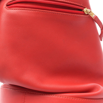 アントン バックパック リュックサック レザー レッド ロエベ バッグ LOEWE