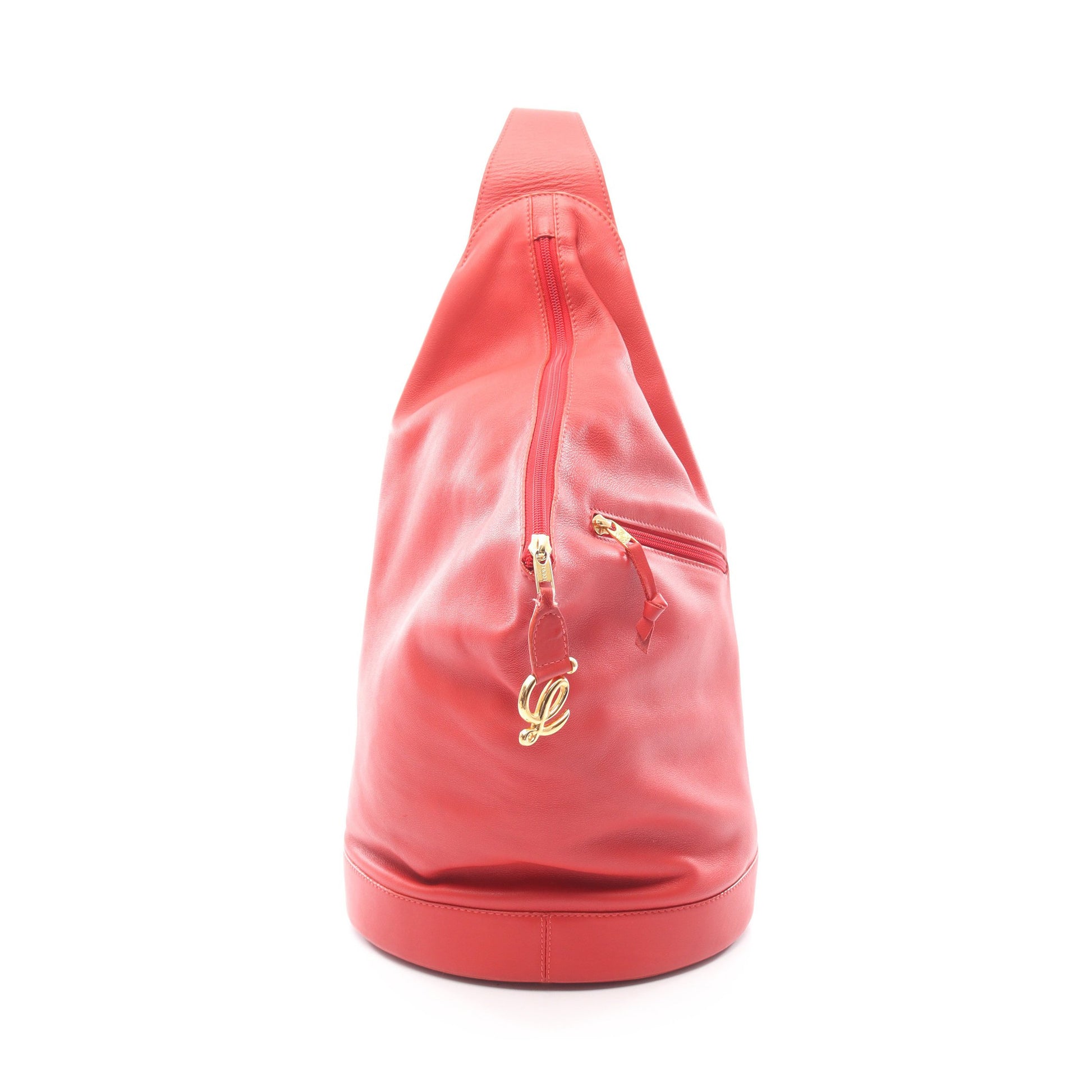 アントン バックパック リュックサック レザー レッド ロエベ バッグ LOEWE