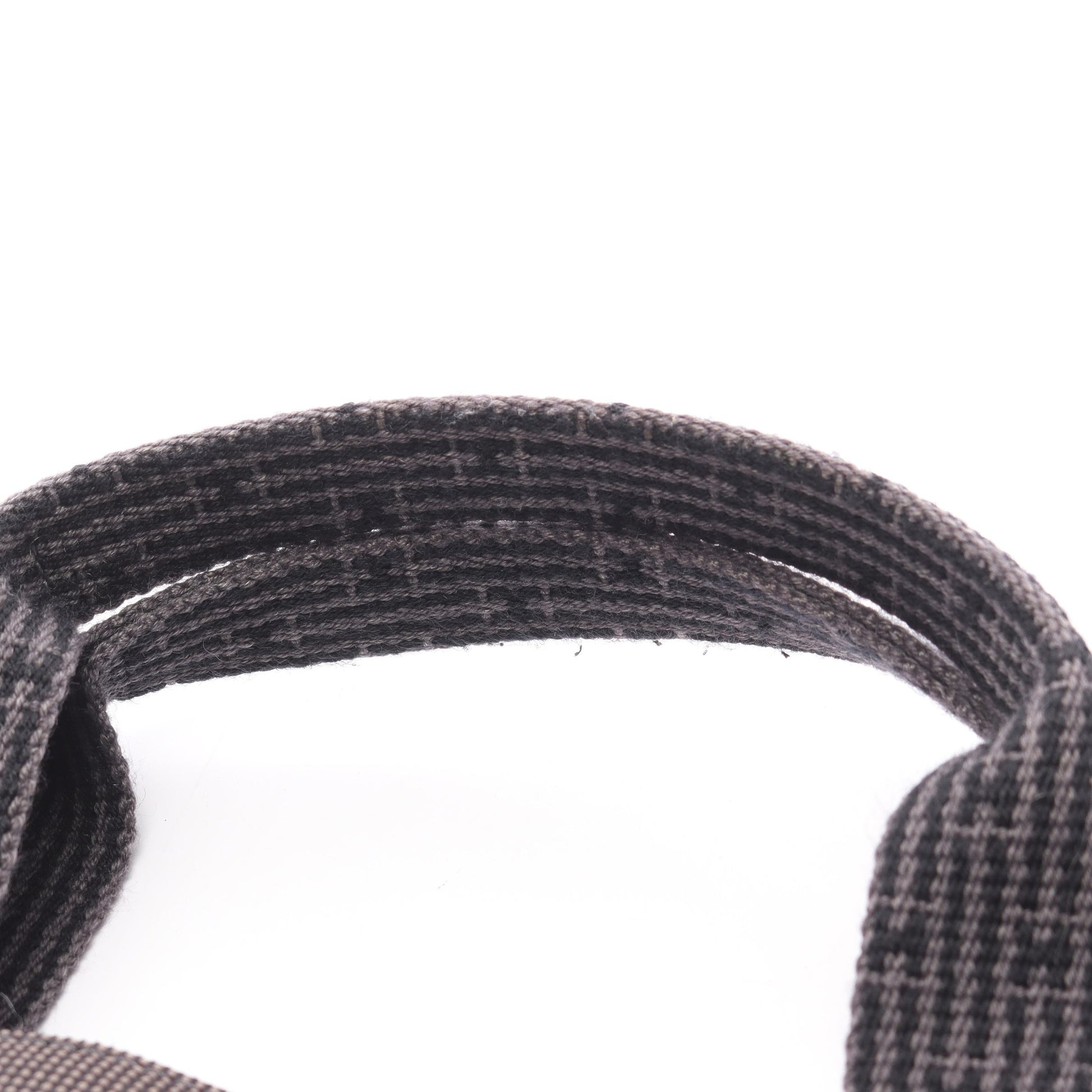 エールラインMM ハンドバッグ トートバッグ ナイロンキャンバス ダークグレー シルバー金具 エルメス バッグ HERMES