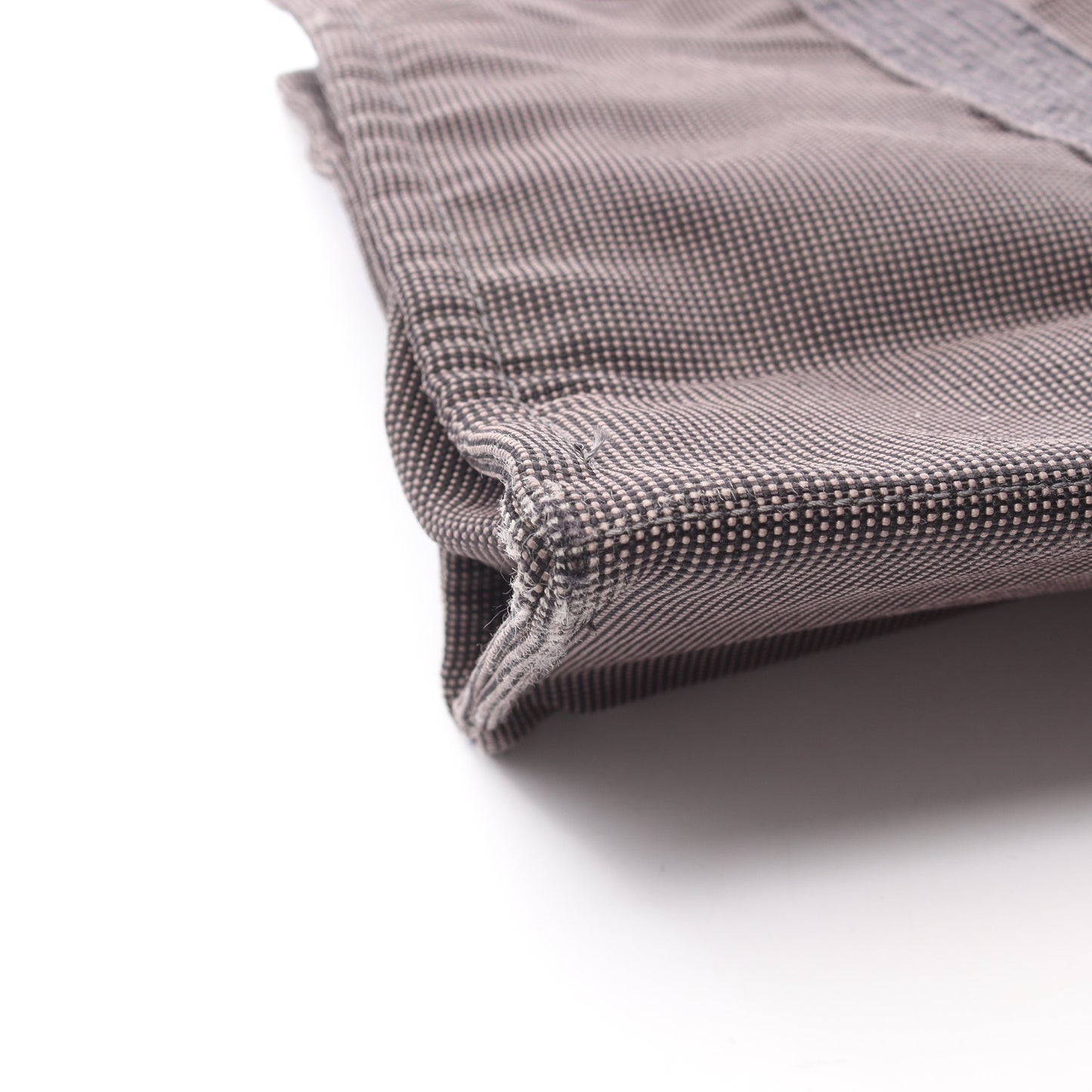 エールラインMM ハンドバッグ トートバッグ ナイロンキャンバス ダークグレー シルバー金具 エルメス バッグ HERMES