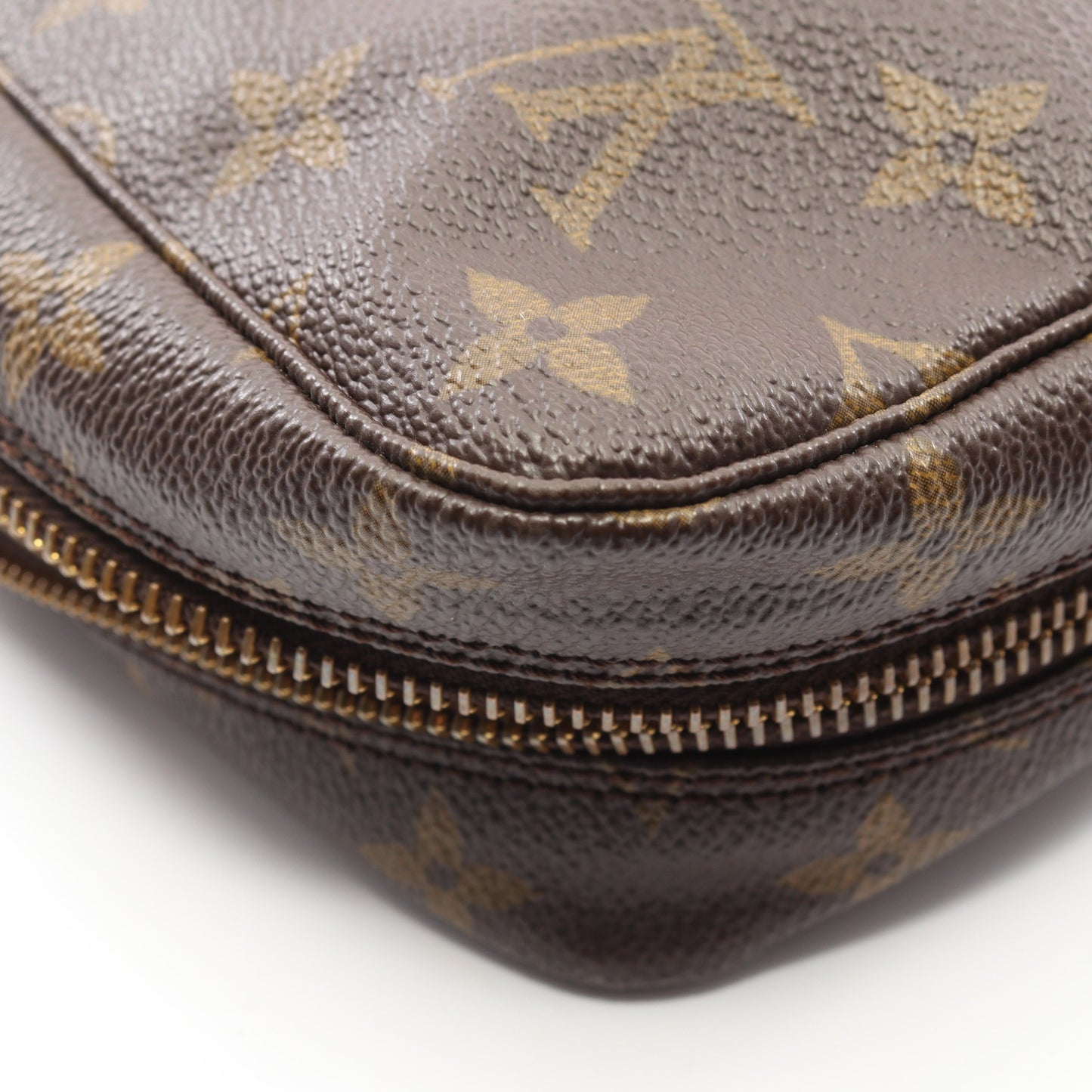 トゥルース トワレット23 モノグラム コスメポーチ PVC ブラウン ルイヴィトン